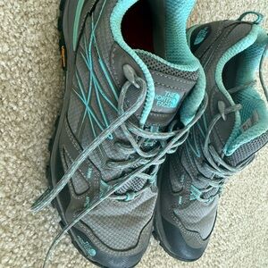 The North Face Women's Athletic Shoes in Gray and Teal